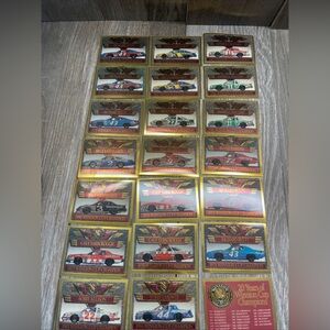 20 years of Winston Cup Champions Foil Cards -1991 Dale Earnhardt Richard Petty